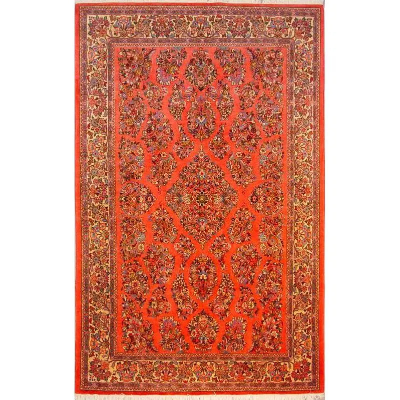 One Of The Kind Persian Sarough Rug 8'4" x 5'1"